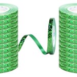 Sjzg - 240 m de long, 24 serpentins brillants, verts, parfaits pour décoration de mariage, décoration ... Sjzg - 240 m de long, 24 serpentins brillants, verts, parfaits pour décoration de mariage, décoration ...
