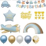 Sjzg - lot de 30 décorations de fête d'anniversaire pour 1er anniversaire garçon - décoration d'anniversaire ... Sjzg - lot de 30 décorations de fête d'anniversaire pour 1er anniversaire garçon - décoration d'anniversaire ...
