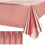 Sjzg - lot de 4 nappes de fête d'anniversaire - 137 x 274 cm - en film de protection anti - taches - ... Sjzg - lot de 4 nappes de fête d'anniversaire - 137 x 274 cm - en film de protection anti - taches - ...