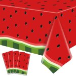 Sjzg - 4 paquets nappe de table melon d'eau nappe de table melon nappe a thème pastèque accessoires de ... Sjzg - 4 paquets nappe de table melon d'eau nappe de table melon nappe a thème pastèque accessoires de ...