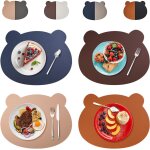 Sjzg - 4pcs set de table enfant, set de table enfant lavable, set de table enfant antiderapant, antidérapants ... Sjzg - 4pcs set de table enfant, set de table enfant lavable, set de table enfant antiderapant, antidérapants ...