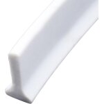 Sjzg - barre de seuil de douche autocollante - 3 cm de haut - en forme de t - protection d'eau de douche ...