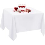 Sjzg - blanc 90 x 90 couverture carrée coton polyester table table table de table de linge de draps, ... Sjzg - blanc 90 x 90 couverture carrée coton polyester table table table de table de linge de draps, ...