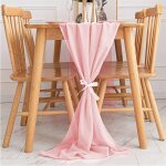 Sjzg - chiffon tischlã¤ufer für boho dekor baby dusche dekoration, chemin de table en tissu, 300 x 70 ... Sjzg - chiffon tischlã¤ufer für boho dekor baby dusche dekoration, chemin de table en tissu, 300 x 70 ...