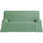 Sjzg - couvre - lit multifonction lger et elgant pour canap ou lit vert 180 x 260 cm