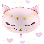 Sjzg - grand ballon gonflable chat - d�coration d'anniversaire d'enfant - ballon de f�te en forme de ...