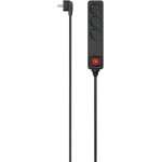 Sjzg - multiprise 3 prises interrupteur protection contre surtension - 16a - 3680w (prise multiple rallonge ...