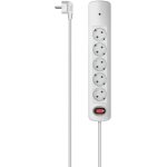 Sjzg - multiprise 5 prises interrupteur, protection contre surtensions, 16a - 3680w (prise multiple rallonge ...