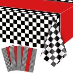 Sjzg - nappes 4pcs racing car décorations d'anniversaire pour voitures de course nappe en plastique a ... Sjzg - nappes 4pcs racing car décorations d'anniversaire pour voitures de course nappe en plastique a ...
