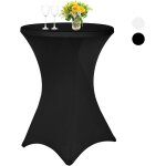 Sjzg - nappe extensible avec poches pour pieds - pour tables hautes et tables de bistrot et tables de ...