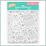 Sjzg - nappe avec le lapin de pâques et des ?ufs a colorier - pour la table des enfants - super activité ... Sjzg - nappe avec le lapin de pâques et des ?ufs a colorier - pour la table des enfants - super activité ...