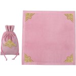 Sjzg - nappe de tarot d'autel pour la lecture wicca carrée en velours avec pochette de tarot (rose 4) ... Sjzg - nappe de tarot d'autel pour la lecture wicca carrée en velours avec pochette de tarot (rose 4) ...