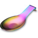 Sjzg - repose cuillère en arc - en - ciel mat, porte cuillère en acier inoxydable pour cuisinière, porte ... Sjzg - repose cuillère en arc - en - ciel mat, porte cuillère en acier inoxydable pour cuisinière, porte ...