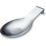 Sjzg - repose cuillère en argent mat, porte cuillère en acier inoxydable pour cuisinière, porte stensiles ... Sjzg - repose cuillère en argent mat, porte cuillère en acier inoxydable pour cuisinière, porte stensiles ...