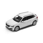 Skoda 658099300s9r kamiq voiture de modlisme 1:43 moon blanc accessoires miniature - gnrique