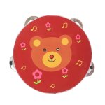 Slade - tambour a main en bois massif de 6 pouces, jouet musical orff persch, cloche pour enfants, cadeaux ...