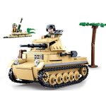 Sluban wwii, kit de construction - german tank panzer ii