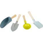 Small foot pelle  main compacte en bois et mtal, aide au jardinage  partir de 3 ans, jouet d'extrieur, ...