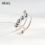 Smjel - bague fidget spinner pour femme, bijoux de mariage, anti - soulign, anlande, plusieurs clip, ...