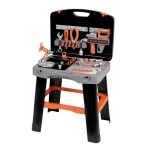 Smoby - black and decker - etabli bricolo smart - jeu d'imitation - mallette qui se transforme en etabli ...