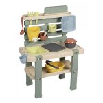 Smoby life cuisine patouille mud kitchen avec 11 accessoires - r�sistante aux conditions ext�rieures