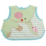 Smock impermable sans manches pour enfants, vtement anti poussire, tablier de table en coton mignon ...