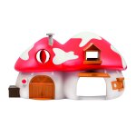 Smurfs - puffi les schtroumpfs - caserne de pompier avec figurine