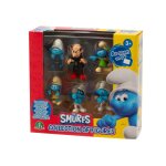 Smurfs - puffi les schtroumpfs - coffret 6 figurines 5, 5 cm surprise (avec figurine exclusive gargamel) ...