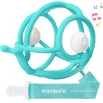 Snail silicone teething ratte for babies months and up, jouet de dentition pour b�b� 6 - 12 mois avec ...
