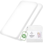 Soft drap - housse 100% coton bio pour lit bb - compatible avec draps pour lit cododo draps pour lit ...