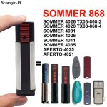Sommer 4020 4026 tx03 868 - 4 télécommande pour porte de garage 868mhz rolling code 4 boutons emetteur ... Sommer 4020 4026 tx03 868 - 4 télécommande pour porte de garage 868mhz rolling code 4 boutons emetteur ...