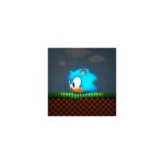 Sonic the hedgehog - lampe d'ambiance sonic head 12 cm