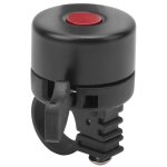 Sonnette de guidon de vlo de montagne en alliage classique, son clair, accessoire de cyclisme noir