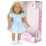 Sophia's - 18 poupee - doll blonde avec robe a rayures bleues et blanches, baskets en toile blanche ... Sophia's - 18 poupee - doll blonde avec robe a rayures bleues et blanches, baskets en toile blanche ...