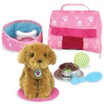 Sophia's par teamson kids chiot en peluche avec porte - bb et 8 accessoires interactifs pour poupes ...