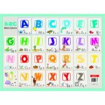 Sous - main - ab�c�daire - 40, 5 x 55 cm - carton rigide