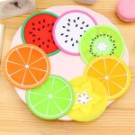 Sous - verre en silicone en forme de fruit, antidérapant, isolant, porte - boisson chaude, equipement ... Sous - verre en silicone en forme de fruit, antidérapant, isolant, porte - boisson chaude, equipement ...
