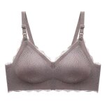 Sous - vtements d'allaitement en dentelle fine pour femmes enceintes, soutien - gorge sans couture, ...