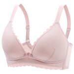 Sous - vtement d'allaitement en pur coton pour femme, soutien - gorge anti - affaissement, doux et confortabl ...