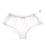 Sous - vtements blancs solides pour poupes, 1 / 3 1 / 4 1 / 6, slips pour bbs, vtements pour filles, ...