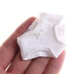 Sous - vtements blancs solides pour poupes bjd sd dollfie, cadeaux d'anniversaire pour filles, accessoires, ...
