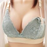 Sous - vtements en dentelle sans couture pour femmes enceintes, vtements d'allaitement, grande taille ...