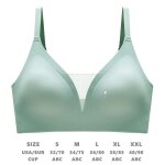 Sous - vtements en latex sans couture pour femmes, haut tubulaire en dentelle sans anneau en acier, ...