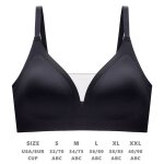 Sous - vtements en latex sans couture pour femmes, haut tubulaire en dentelle sans anneau en acier, ...