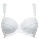 Soutien - gorge allaitement armatures gris en coton