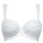 Soutien - gorge allaitement armatures gris en coton
