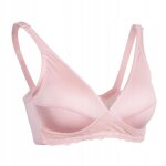 Soutien - gorge d'allaitement en coton doux sans armatures, brassire de grossesse rose 2xl