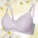 Soutien gorge d'allaitement fin pour femmes enceintes, sous vtements, fermeture frontale, sans fil