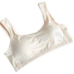 Soutien - gorge a bretelles larges pour filles, sous - vtements de sport, couleur bonbon, entranement, ...