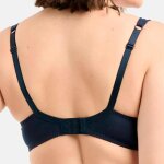 Soutien - gorge maternit� et allaitement sans armatures bleu en coton